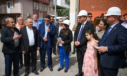 Başkan Ömer Eşki ve CHP'li Ednan Arslan sahada