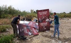 İzmir'de CHP'nin 19 Mayıs miting afişleri toplatıldı