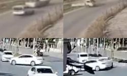 Mersin’de kaza anları kamerada: 1 ölü, 6 yaralı
