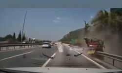 Bariyerlere girip takla attı: 7 yaralı