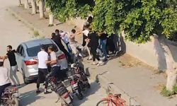 Bayram günü meydan savaşı gibi kavga kamerada