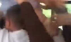 Elazığ’da kadınların otobüste kavgası kameraya yansıdı