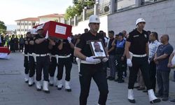 Hayatını kaybeden polis memuru törenle memleketine yolcu edildi