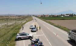 Jandarma, trafiği cayrokopter ve dron ile denetliyor