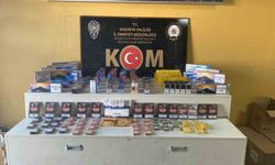 Polisten nokta operasyon: Yüzbinlerce makaron, sigara ve cinsel içerikli ürün ele geçirildi