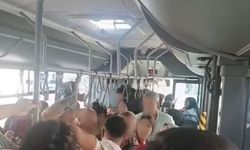 Taciz iddiası otobüsü karıştırdı, tekme tokat kavga ettiler