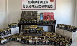 Tekirdağ’da kaçak alkol ve tütün operasyonu