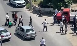 Trafik kazasında sonra çıkan kavgayı polis havaya ateş ederek ayırabildi
