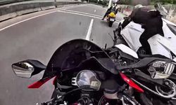 Yol değil, tuzak: 3 motorcunun yaralandığı kazanın yeni görüntüleri ortaya çıktı