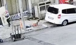 4 yaşındaki çocuk balkondan düştü...İşte o anlar
