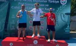 Keşanlı atlet Türkiye Masterlar'da altın madalya kazandı
