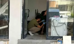 Apartman çöplüğünde top mermisi paniği