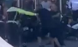 İzmir Konak’ta Polise Tekmeli Yumruklu Saldırı