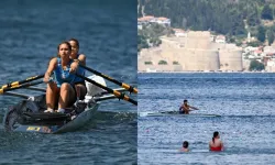 Kürekte Sahil Sürat heyecanı