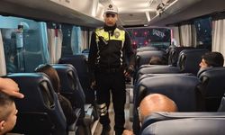Manisa’da Otobüslerde Emniyet Kemeri Denetimi