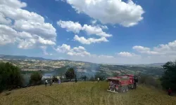 Manisa’da tütün tarlasında yangın paniği!
