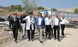 Vali Musa Işın Tavşanlı hastane inşaatını inceledi