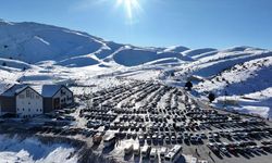 Kayak Merkezi ve teleferik doldu taştı