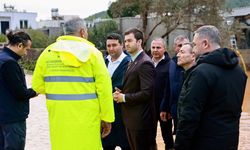Belediye Başkanı Mandalinci su taşkınlarını yerinde inceledi