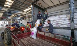 Denizli Büyükşehir'den üreticiye gübre desteği başladı