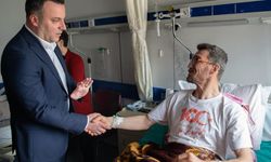 Demirtaş'tan belediye personeline geçmiş olsun ziyareti