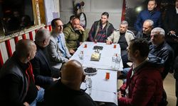 Başkan Eşki minibüsçülerle kahvaltıda buluştu