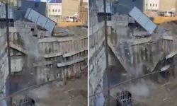 Kadıköy'de inşaat duvarı yıkıldı