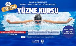 Bodrum Belediyesinden ücretsiz yüzme kursu