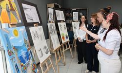 Çalı'da kadınların el emeği eserleri sergiye çıktı