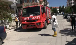 Kütahya'da korkutan ev yangını
