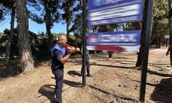 Bornova'da görsel kirliliğe zabıta freni