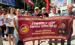 Hamburg'da Deniz Göktaş için protesto düzenlendi