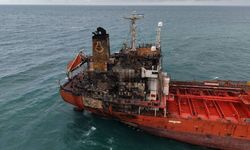 Dron saldırısına uğrayan tanker Samsun'da karaya oturdu