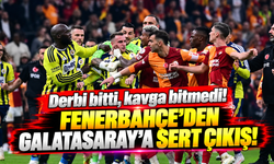 Derbi bitti, kavga bitmedi! Fenerbahçe'den Galatasaray'a sert çıkış!