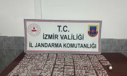 Kınık'ta araçtan 1456 sentetik hap çıktı