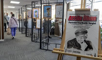 Karşıyaka’da Attila İlhan’ın 100. yaşına özel karikatür sergisi