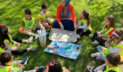 Kocaeli'de minikler oyunla öğrendiler, doğayla bağ kurdular