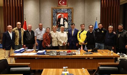 Başkan Kahveci, Nienhagen heyetini ağırladı