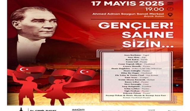 19 Mayıs’a özel konserde 19 genç müzisyen sahne alacak