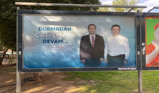 İmamoğlu fotoğraflarının toplatılmasına Bornova’dan karşı hamle!