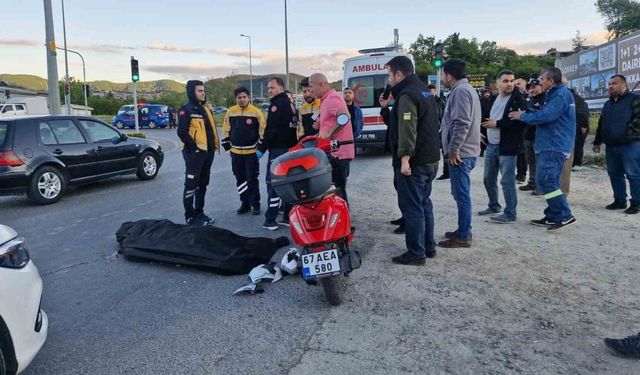 Tır ile çarpışan motosikletin sürücüsü hayatını kaybetti