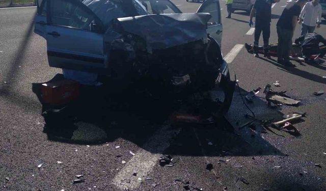 Bayram yolunda feci kaza: 1 ölü, 6 yaralı