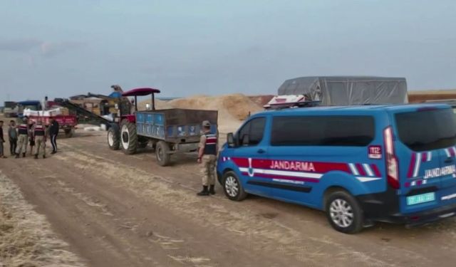 Gaziantep’te jandarmadan anız yangınlarına karşı dron ile denetim