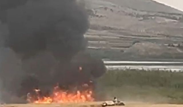 Gaziantep’te korkutan yangın: 50 dönüm arazi kül oldu