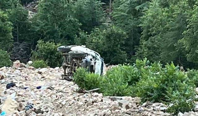 Gaziantep’te yayla yolunda feci kaza: 3 ölü, 1 yaralı