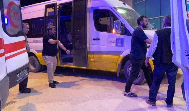 Kalp krizi geçiren vatandaşı otobüs şoförü hastaneye yetiştirdi