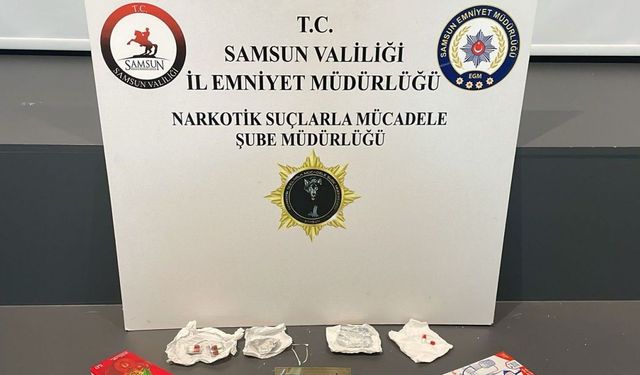 Samsun’da meyve suyu kutularında uyuşturucu hap ele geçirildi