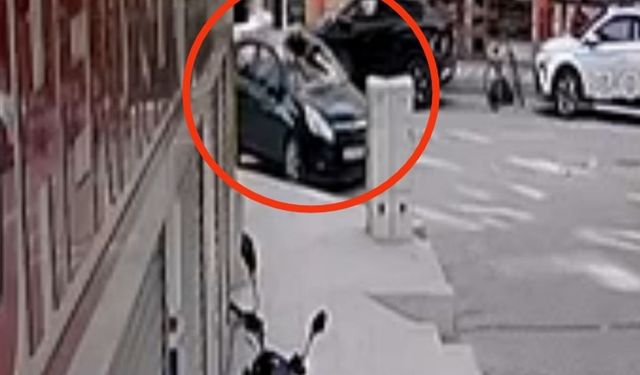Siirt’te 6 yaşındaki çocuk 5’inci kattan arabanın üstüne böyle düştü