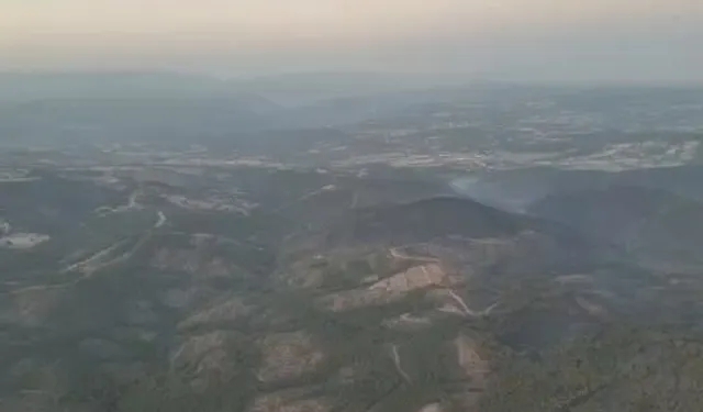 Bursa’da Harmancık Yangını Söndürüldü, Soğutma Çalışmaları Devam Ediyor