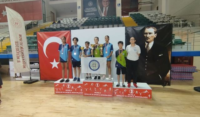 Muğla Büyükşehir masa tenisi sporcuları zirvede